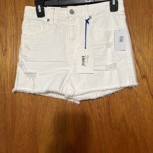 Women’s White Jean Shorts